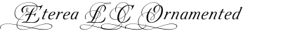Eterea LC Ornamented Caps + Italic